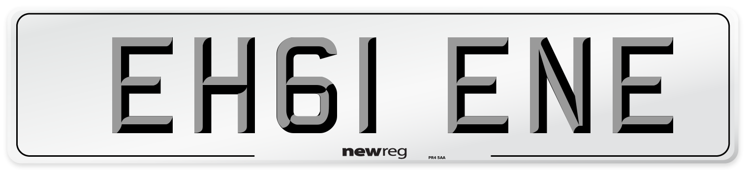 EH61 ENE Number Plate from New Reg